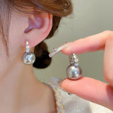 Pearl Small Ear Buckle Earrings