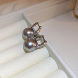 Pearl Small Ear Buckle Earrings