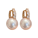 Pearl Small Ear Buckle Earrings