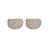 Classic Pearl Stud Earrings for Women U-shaped Ear Buckle Jewelry