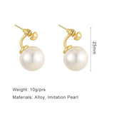 Metal Post Earrings Classic Party Accessories