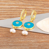 Nidin Arrival 10 Styles Natural Freshwater Pearl Drop Earrings