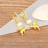 Nidin Arrival 10 Styles Natural Freshwater Pearl Drop Earrings