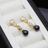Freshwater Pearl Stud Earrings, Wedding Jewelry for Women