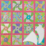 2Pcs Acrylic Twisted Pinwheel Quilting Template for DIY Patchwork