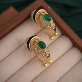 Vintage Geometric Earrings 925 Silver Glass Pearl for Women