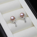 Freshwater Small Pearl Earrings 925 Silver Girls Gift