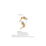 Golden Sweet Jewelry Gift Stainless Steel Stud Earrings for Women