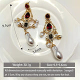 Pearl Wedding Earrings for Girls Ceremony Jewelry Women Accessories