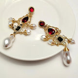 Pearl Wedding Earrings for Girls Ceremony Jewelry Women Accessories