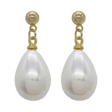 French retro water drop pearl studs, Antadian version earrings