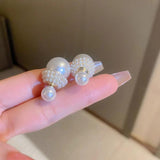Minar Oversize Faux Pearl Earring for Women