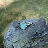 Natural Emerald Ring Adjustable Classic Jewelry for Women