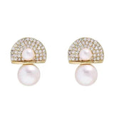 Pearl Gourd Earrings Halloween Party Accessory Womens Jewelry