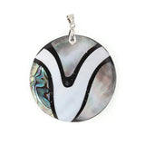 Mother Of Pearl Sea Shell Pendant Abalone Paua Shell Charms DIY Jewelry
