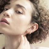 Metal Pearl Ear Bone Earring European And American Style