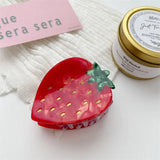 Strawberry Lemon Hair Clip Hair Claws - Acrylic Hair Claw Clips