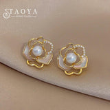 Magnolia Pearl Shell Earrings Women's Accessories