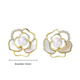 Magnolia Pearl Shell Earrings Women's Accessories