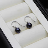 925 Sterling Silver Earring with Zircon & Freshwater Pearl Studs