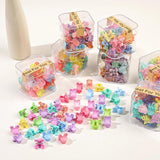 40PCS Colorful Small Crab Hair Claws Clips Girls Hairpins Baby Hair Accessory