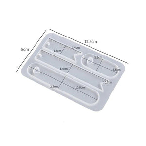 Silicone Pendant Bookmark Resin Mold for Jewelry Making