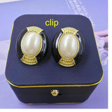 Enamel Multicolor Oval Earrings Human Head Abstracted Styles Pop Brincos
