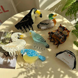 Animal Acetate Hair Claws for Girls Duck Design Hair Clip Hairpins