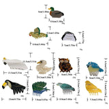 Animal Acetate Hair Claws for Girls Duck Design Hair Clip Hairpins