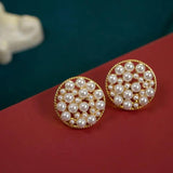 Baroque Palace Pearls Earrings for Women