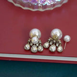 Baroque Palace Pearls Earrings for Women