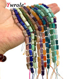Gemstone Cylinder Beads for DIY Bracelet Making