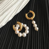 Freshwater Pearl Eardrop Party Adornment