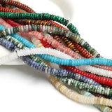 6x2mm Amazonite Labradorite Agate Rondelle Disc Beads 15''