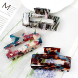 Colorful Acetate Hair Clips Leopard Hairpin Girls Barrettes Hair Accessories