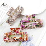 Colorful Acetate Hair Clips Leopard Hairpin Girls Barrettes Hair Accessories