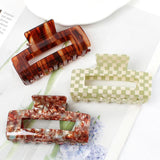 Colorful Acetate Hair Clips Leopard Hairpin Girls Barrettes Hair Accessories