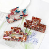 Colorful Acetate Hair Clips Leopard Hairpin Girls Barrettes Hair Accessories