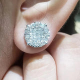 CZ Stud Earrings for Women Wedding Party Jewelry