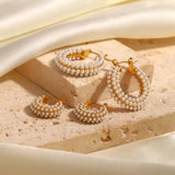 Youthway Waterproof Pearl Earrings for Women
