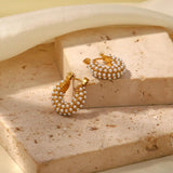 Youthway Waterproof Pearl Earrings for Women