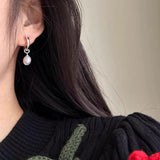 925 Silver Pearl Earrings for Women - Simple Office Jewelry Gift