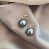 Grey Pearl High Heels Earrings Party Accessories