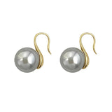 Grey Pearl High Heels Earrings Party Accessories