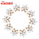 10 Pcs Small Pearl Hair Claw Clips Mini Pearl Claw Clips