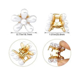 10 Pcs Small Pearl Hair Claw Clips Mini Pearl Claw Clips