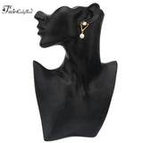 Triangle Pearl Tassel Earrings Style Brincos Feminino