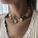 Punk Miami Cuban Choker Necklace Collar Statement Hip Hop Big Chunky
