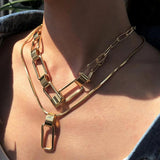 Punk Miami Cuban Choker Necklace Collar Statement Hip Hop Big Chunky