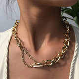 Punk Miami Cuban Choker Necklace Collar Statement Hip Hop Big Chunky